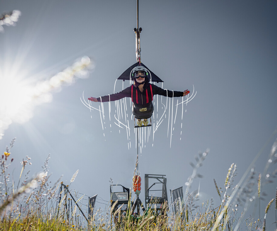 The Flying Fox XXL adventure in Leogang